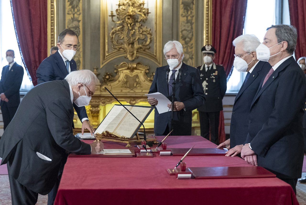 Il Ministro Bianchi ha giurato al Quirinale